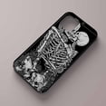 thumbnail image 2 of Tobelint Case for iphone 12 Pro,Skeleton Lovers Pattern Case with Side Print,Slim Bumper Full Cover, 2 of 5