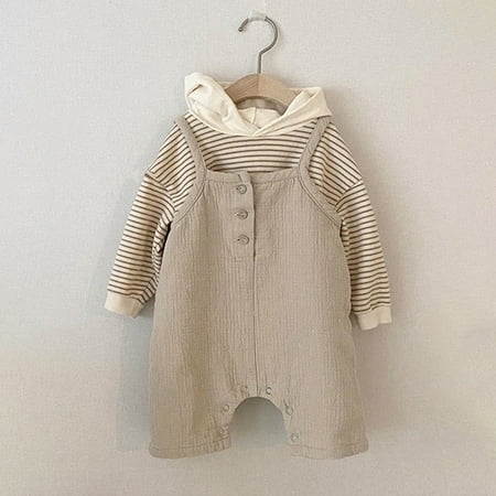 

DancePeanut New Children Overalls Suspender Denim Baby Romper Overalls Organic Cotton Suspenders All-match Casual Straps Cute Baby Jumpsuit