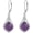 Celtic Knot--Amethyst, variant on Filigree Opal Earrings 925 Sterling Silver Teardrop Leverback Dangle Drop Earrings Jewelry Gifts for Women