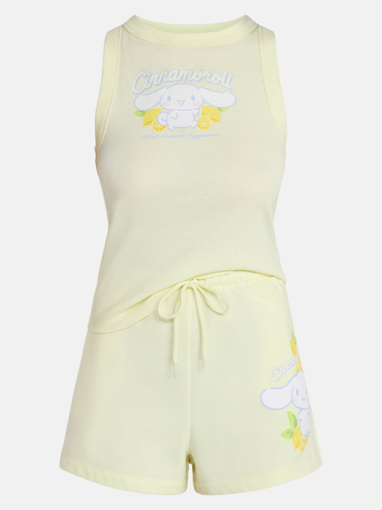 Hello Kitty Cinnamoroll Women's Graphic Tank Top and Shorts Set, 2-Piece, Sizes XXS-XXL
