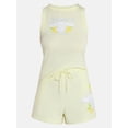 thumbnail image 5 of Hello Kitty Cinnamoroll Women's Graphic Tank Top and Shorts Set, 2-Piece, Sizes XXS-XXL, 5 of 5