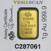 PAMP Multigram+25 Gold Bars - Qty 25 Bars