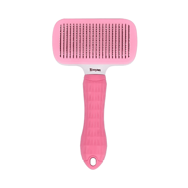 Cepillo Bloosom Peine Para Perro Gato Mascotas Quitar Exceso De Pelo Rosa