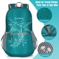 thumbnail image 4 of Mochila de senderismo ZOMAKE ultraligera, resistente al agua, 20 L, 4 of 6
