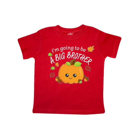 I'm Going to be a Big Brother- cute Halloween pumpkin Toddler T-Shirt