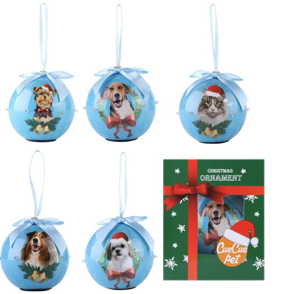 6 x Twinkling Lights Christmas Tree Decorative Indoor Ornament Bundle Set