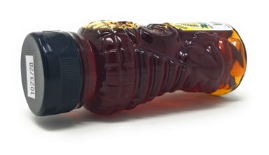 Rainbow Bees Macadamia Honey- Pure Raw Hawaiian Honey in Tiki Bottle