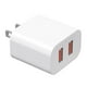 thumbnail image 4 of Cargador de pared GMobile dual, 2 puertos usb, 12W, blanco, 4 of 4