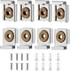 thumbnail image 1 of Soporte de espejo de pared, soportes de espejo, clip ajustable para espejo de pared, para baño, guardarropa, 8 piezas, 1 of 5