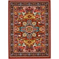 thumbnail image 2 of Nourison Oakdale 9'2" x 12' Red Center Medallion Indoor Rug, 2 of 6
