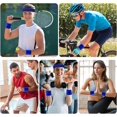 thumbnail image 5 of Bandas para la cabeza y muñequeras elásticas antiesguinces para hombres y mujeres, ideales para fitness y rendimiento deportivo, 5 of 5