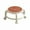 Orange, variant on TZYUDK Wheel Rolling Stool Small Stool Low Roller Seat With 360 Degree Swivel Wheels Comfortable Breathable Ergonomic Cushion Seating Affordable Useful Black