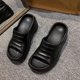 thumbnail image 5 of Mujeres Flip de verano Flips sin deslizamiento de cuña zapatillas de tacón de cuña gruesas de plataforma gruesa para fiestas para el jardín Sport Sport Sport, 5 of 9