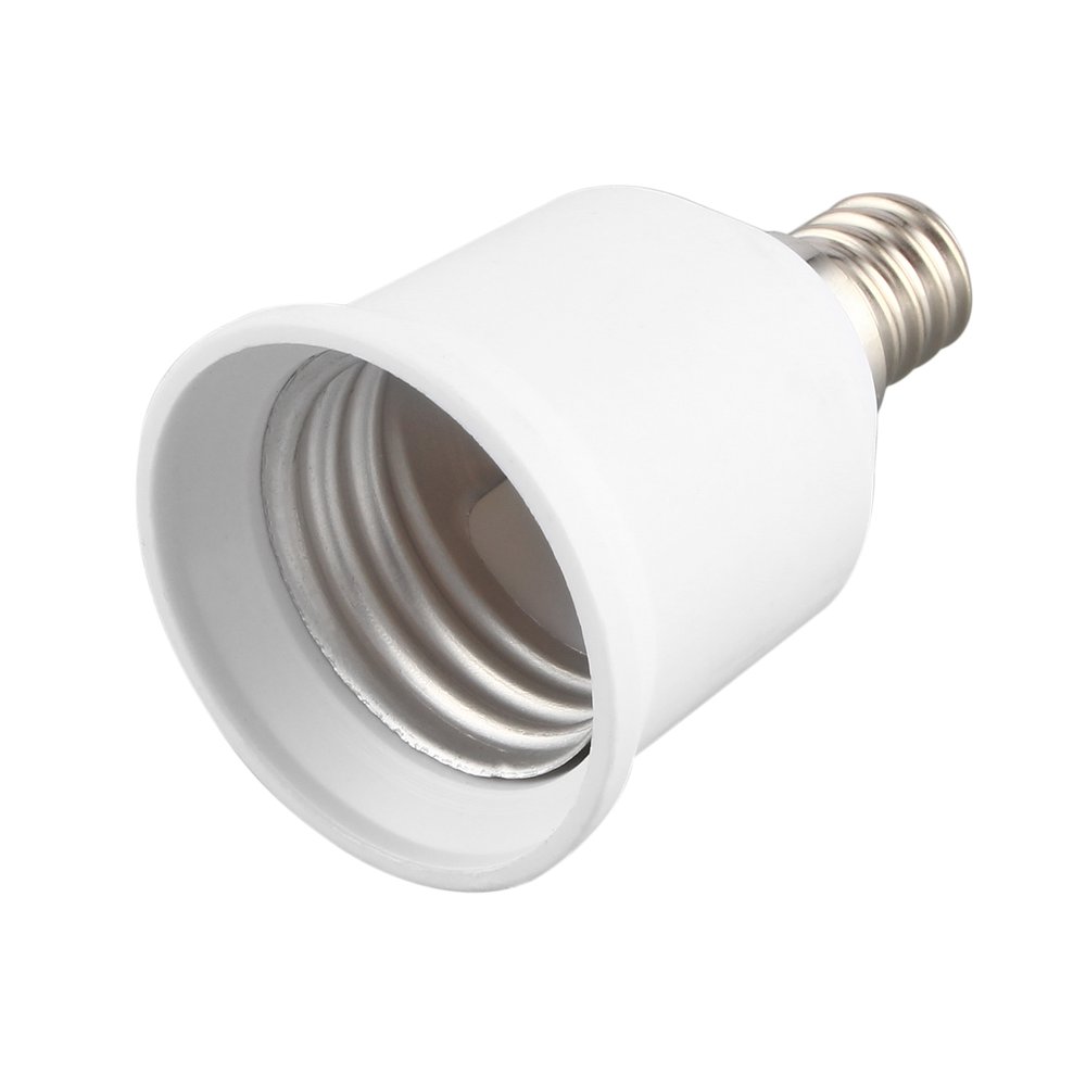 VINNED Easy to Install Safe E12 to E27 Socket Light Bulb Lamp Holder Adapter Plug Extender