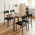 thumbnail image 1 of QinaQin Dining Table for 4, Kitchen Table and Chairs Set for Breakfast Nook, Apartment or Home Office, 1 of 7