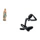 thumbnail image 5 of Estatua abstracta de María Pensadora, figura de dama, obra de arte moderna, adorno decorativo de mesa, escultura de resina bendita, estante, 5 of 8