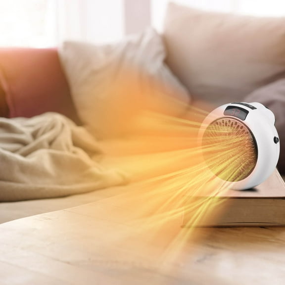 Space Heater, 900W Portable Electric Heaters for Indoor Use with Thermostat, Timer and Overheat Protection PTC Fast Heating for Office Bedroom Home