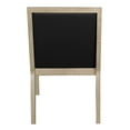 thumbnail image 5 of Regent WallGuard Guest & Reception Waiting Room Wood Side Chair - Noble Oak / Black Vinyl, 5 of 8