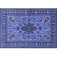 thumbnail image 1 of Ahgly Company Machine Washable Indoor Rectangle Animal Blue Traditional Area Rugs, 3' x 5', 1 of 4