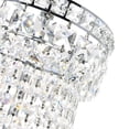 thumbnail image 4 of CWI Lighting Stefania 17 Light Down Chandelier With Chrome Finish, 4 of 6
