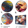 thumbnail image 3 of Designart "Tender Feminine Embrace III" Fashion Woman Metal Art Print, 3 of 5
