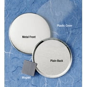 Badge-A-Minit 2 1/4" Magnetic Metal Button Back Sets - 100 Sets