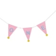 thumbnail image 2 of Letters Triangle Pennant Banner 1ª De Cumpleaños Decoración Colgante Foto Prop 1 Soledad Una bandera del banderín, 2 of 9