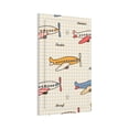 thumbnail image 2 of Kll Striped Vintage Planes Wall Plate,Gloss Finish,Standard Size 1 - 5" X 3", Polycarbonate Thermoplastic,Electric Receptacle Plug Covers, 2 of 8