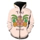 thumbnail image 1 of Sudadera con capucha y cremallera estilo hawaiano de isla tropical para hombre, con estampado 3D, unisex, estilo hip hop, gran oferta 2024, sudaderas Harajuku divertidas, 1 of 6