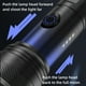 thumbnail image 5 of Fiudx Linterna Telescópica, Led de Alta Luminosidad, Recargable con Zoom, Resistente Al Agua Ipx45, Iluminación de Emergencia, Ideal para Actividades Al Aire Libre, Tamaño Compacto, Incluye Cable de, 5 of 6