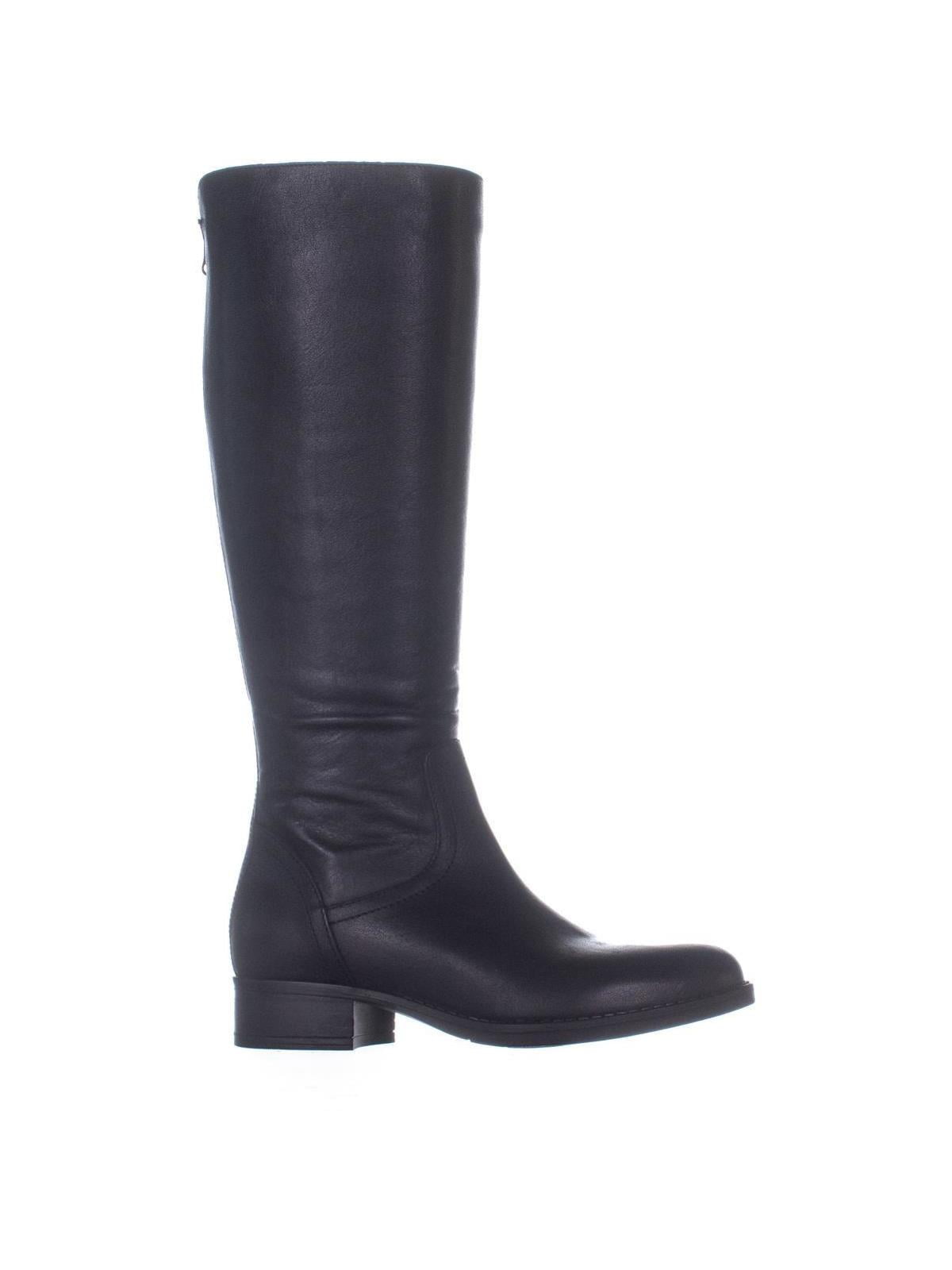 steve madden black knee high boots