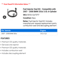 thumbnail image 2 of Fuel Injector Seal Kit - Compatible with 2007 - 2008 BMW 335xi 3.0L 6-Cylinder, 2 of 2