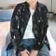 thumbnail image 4 of Moda Casual hombres impreso camisa suelta de manga larga ropa de otoño de un solo pecho, 4 of 7