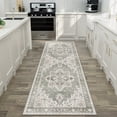 thumbnail image 2 of KUETH 9X12 Vintage Area Rugs Machine Washable Rugs for Living Room, Non Slip Flat Pile Rug with Rubber Backing, Persian Rug for Entryway Bedroom Dining Room Home Office, 2 of 4