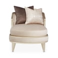 thumbnail image 3 of Michael Amini Villa Cherie Velvet Chaise in Porcini/Chardonnay Brown, 3 of 15