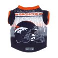 thumbnail image 1 of Denver Broncos Pet Performance Tee Shirt Size S, 1 of 4