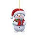 thumbnail image 1 of Adorno colgante de muñeco de nieve para fiestas navideñas en casa y celebraciones de invierno, 1 of 6