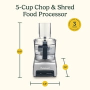 Cuisinart 5-Cup Chop & Shred Food Processor, Compact Design, Reversible Shredding Disc