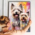 thumbnail image 4 of Cairn Terrier Dog Art - Watercolor Style Wall, Home or Apartment Decor - Sweet Poster Print Gift for Puppy Lovers, Dog Lovers, Women, Girls, Kids, Baby Room, Nursery, 4 of 5
