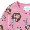 thumbnail image 2 of DreamWorks Gabby's Dollhouse Crewneck Pullover Fleece Sweatshirt (Girls), Sizes 3T-7, 2 of 4