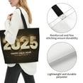 thumbnail image 3 of Easygdp Happy New Year 2025 E Tote Bags for Women,Women Travel Shoulder Bags Handbags，Big Capacity Shopping Work Bag, 3 of 8