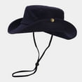 thumbnail image 2 of Prolriy Sun Hats for Women, Womens Outdoor Sun Hat Solid Color Cool Casual Elegant Sun Hat Hats for Men Navy, 2 of 6