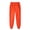 Orange, variant on Womens Pants Summer Men's Casual Trousers And Trousers Plus Velvet Thick Solid Color Large Size Running Fitness Pants