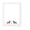 Swedish Nordic Star Dala Horse, variant on Paper Frenzy North Pole Penguin Trio Friends Holiday Christmas Letterhead Paper Pack of 75