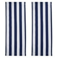 thumbnail image 2 of MYG Tissu de Remplacement pour Chaise Longue de Plage en Polyester 120x44 cm Blanc et Bleu, 2 of 5