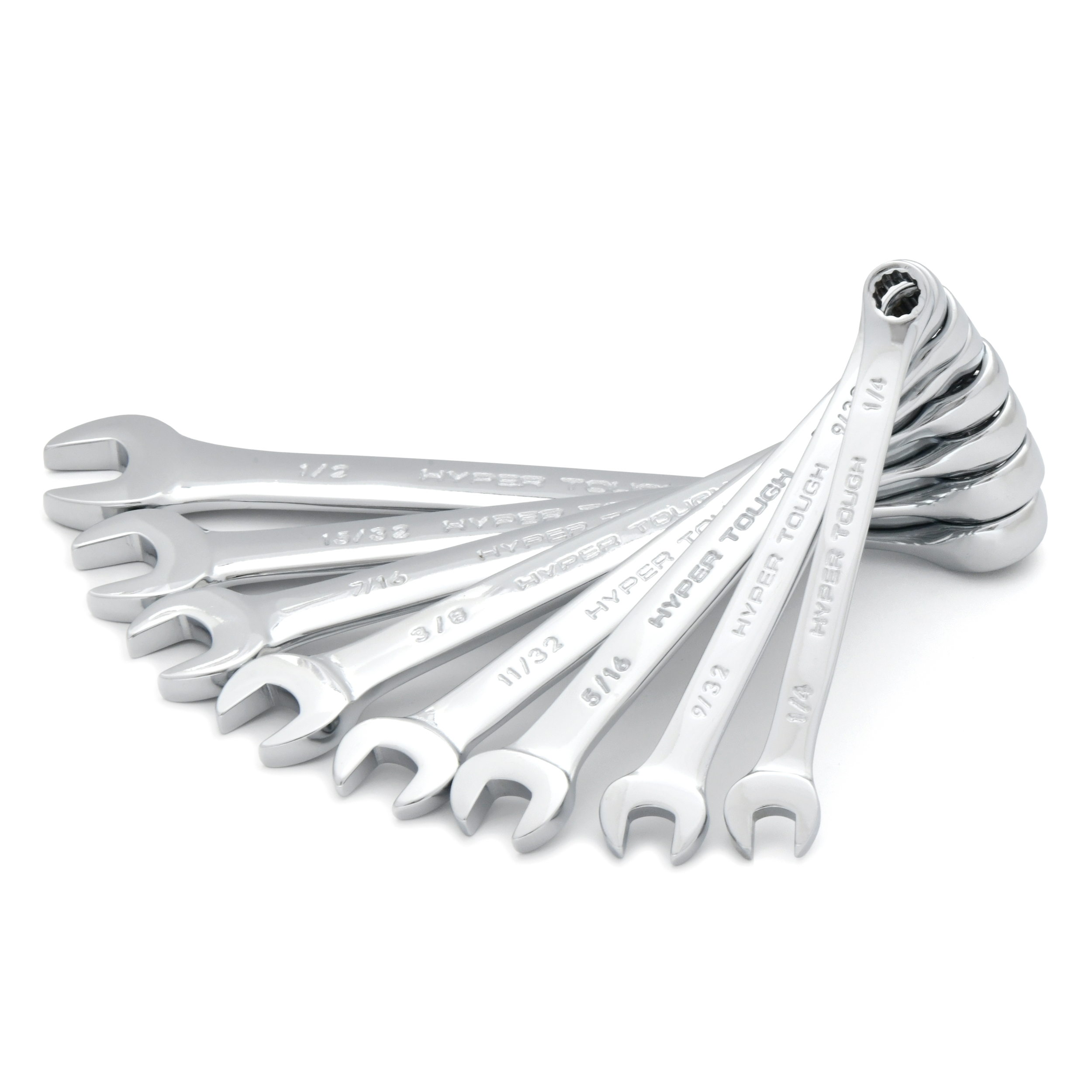 Hyper Tough 16-Piece SAE Combination Wrench Set photo 6