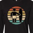 thumbnail image 4 of Inktastic Surfing Gift for Surfer Long Sleeve T-Shirt, 4 of 5