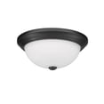 thumbnail image 3 of Millennium Lighting Metal Flushmount Ceiling Light in Matte Black finish, 3 of 4