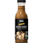 Ocean's Halo Ginger Sesame Vinaigrette & Marinade - Organic, Vegan, Soy-free, 12 oz (2 Pack)