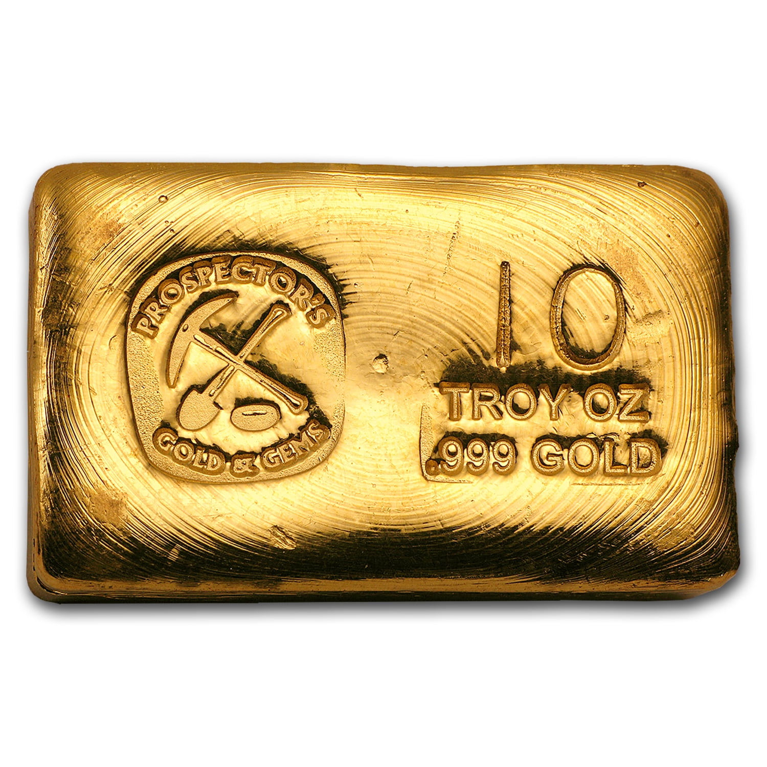 10 oz Gold Bar - Prospector's Gold & Gems - Walmart.com